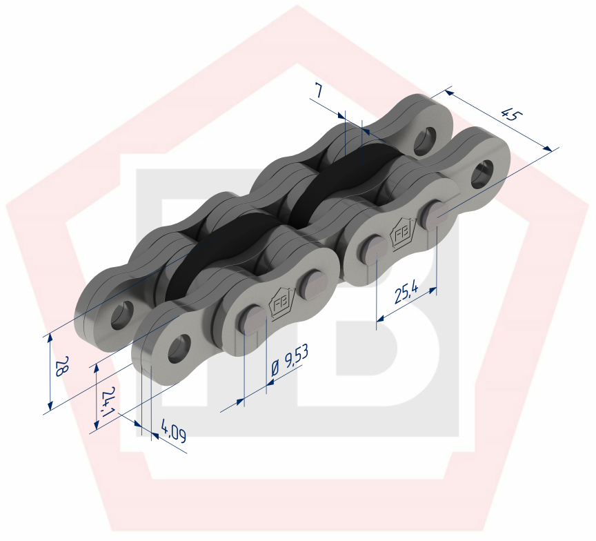 Flyerkette BL0844CPI28