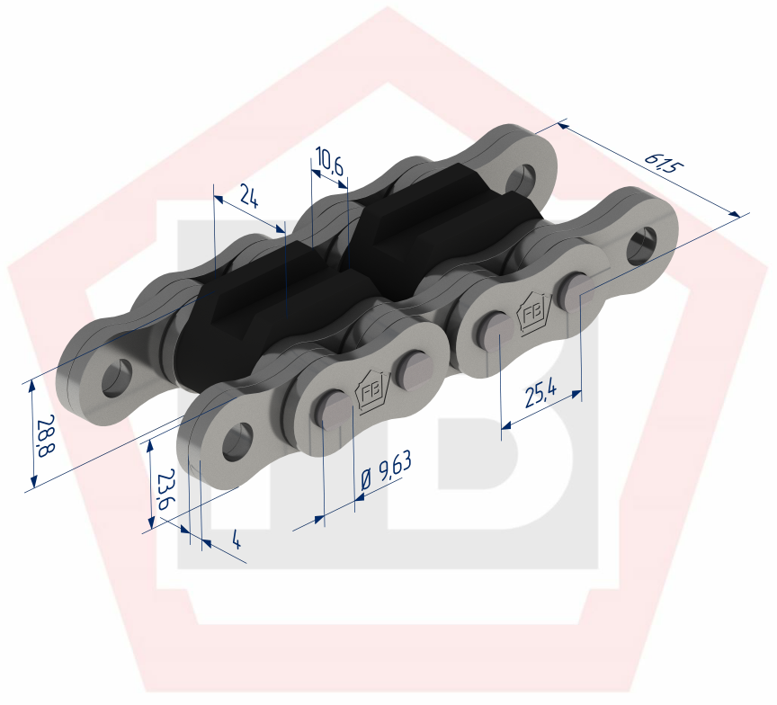 Flyerkette BL0844CPIW24