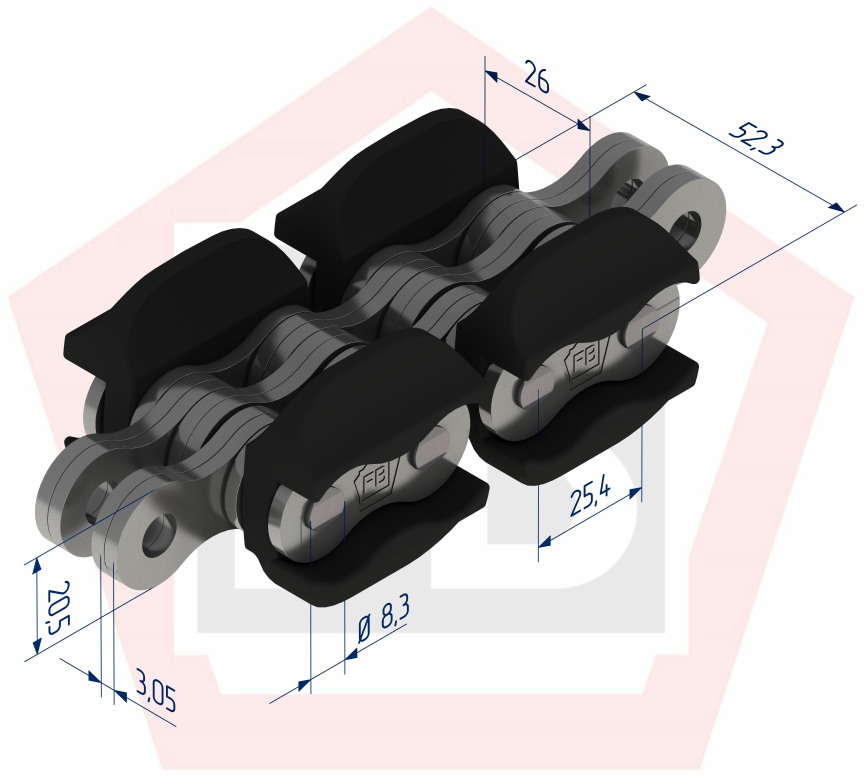 Flyerkette für Lindestapler - 9495105...